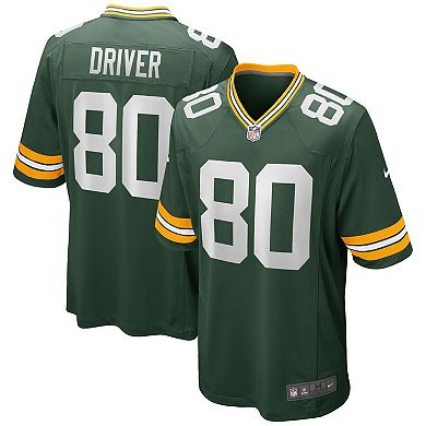 Men's Nike Donald Driver Green Green Bay Packers Game Retired Player Jersey