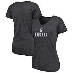 Men's Los Angeles Dodgers Fanatics Branded Black Team Lockup T-Shirt