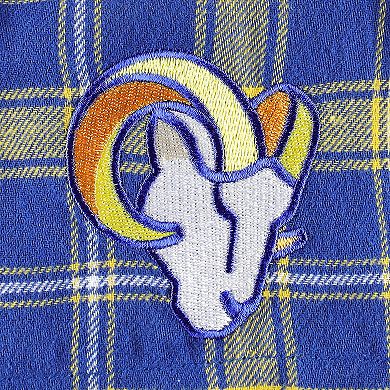 Men's Concepts Sport Royal/Gold Los Angeles Rams Ledger Flannel Boxers