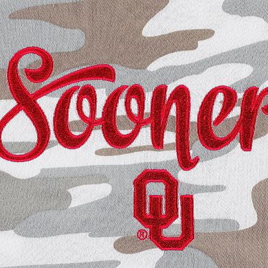 Women's Pressbox Camo Oklahoma Sooners San Pablo Pullover Hoodie