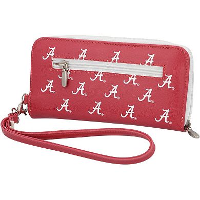 Women's Alabama Crimson Tide Zip-Around Wristlet Wallet