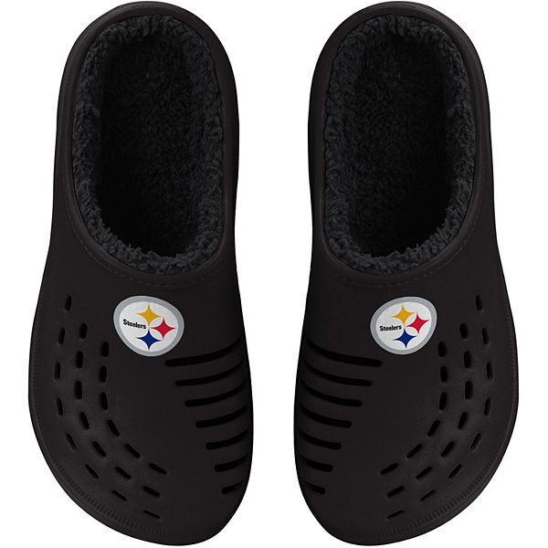 Personalized Pittsburgh Steelers Half Tone Drip Flannel Crocs Clog Slippers  - T-shirts Low Price