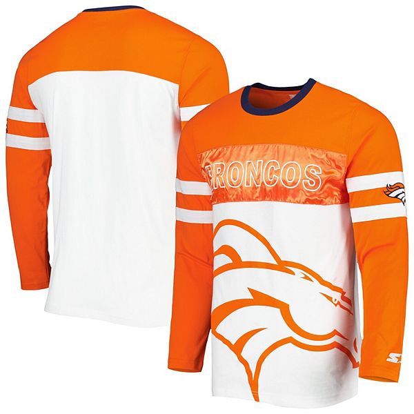 Men's Starter Orange/White Denver Broncos Halftime Long