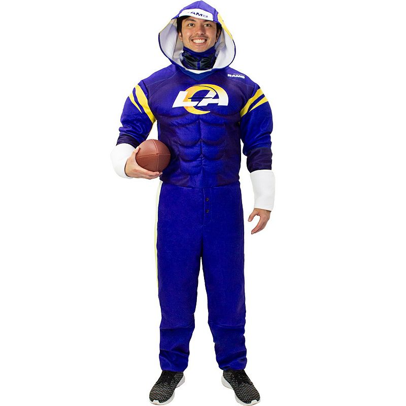 Mens Royal Los Angeles Rams Game Day Costume, Size: XS, LAR Blue