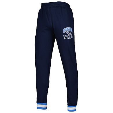 Men's Starter Navy Tennessee Titans Blitz Fleece Jogger Pants