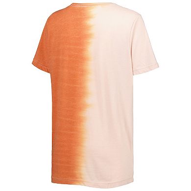 Women's Gameday Couture Texas Orange Texas Longhorns Find Your Groove Split-Dye T-Shirt