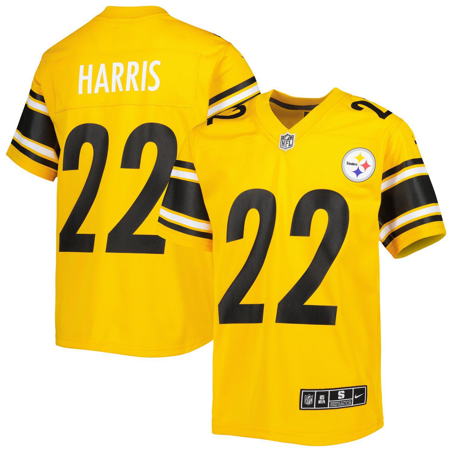 Men's Nike Najee Harris Olive Pittsburgh Steelers 2022 Salute to Service Limited Jersey Size: Small