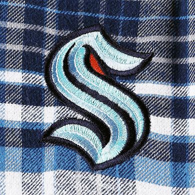 Women's Concepts Sport Deep Sea Blue Seattle Kraken Mainstay Flannel Pants