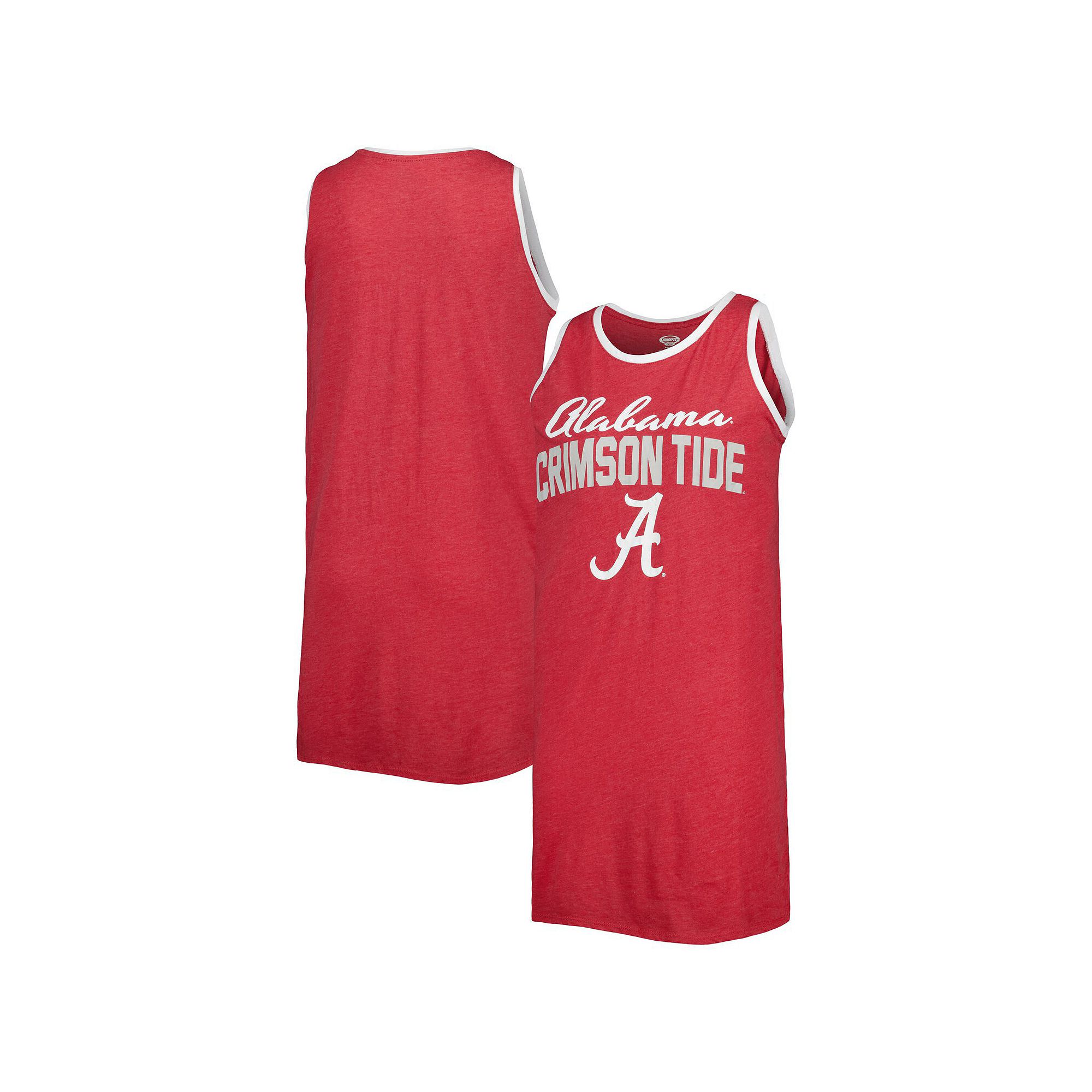 Womens Concepts Sport Crimson Alabama Crimson Tide Tank Nightshirt, Size: 