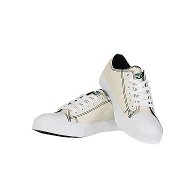 Women's FOCO Cream New York Jets Low Top Canvas Shoes