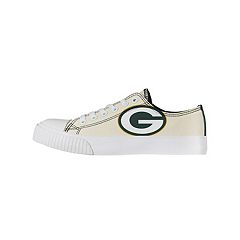 Youth Green Bay Packers FOCO Big Logo Color Edge Slippers