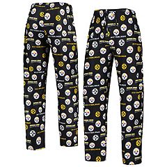 : FOCO Pittsburgh Steelers Women's Scatter Pattern Pajama Lounge  Pants Multi Color Medium : Sports & Outdoors