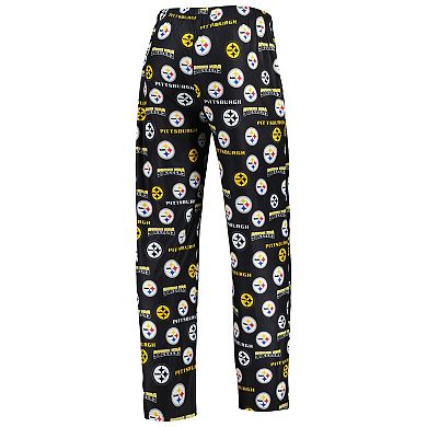 Men's Concepts Sport Black Pittsburgh Steelers Breakthrough Allover ...