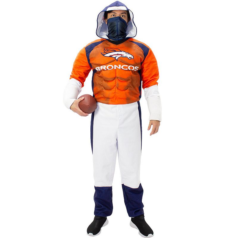 Mens Orange Denver Broncos Game Day Costume, Size: Medium, DEN Orange