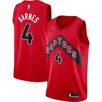 Youth Nike Scottie Barnes Red Toronto Raptors 2021/22 Swingman Jersey - Icon Edition
