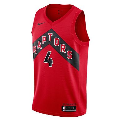 Youth Nike Scottie Barnes Red Toronto Raptors 2021/22 Swingman Jersey - Icon Edition