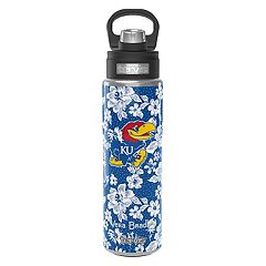 JoyJolt Vacuum Insulated 32-oz. Water Bottle with Flip Lid & Sport Straw Lid, Blue