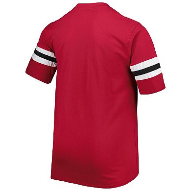 Men's Cardinal Arizona Cardinals Arm Stripe T-Shirt