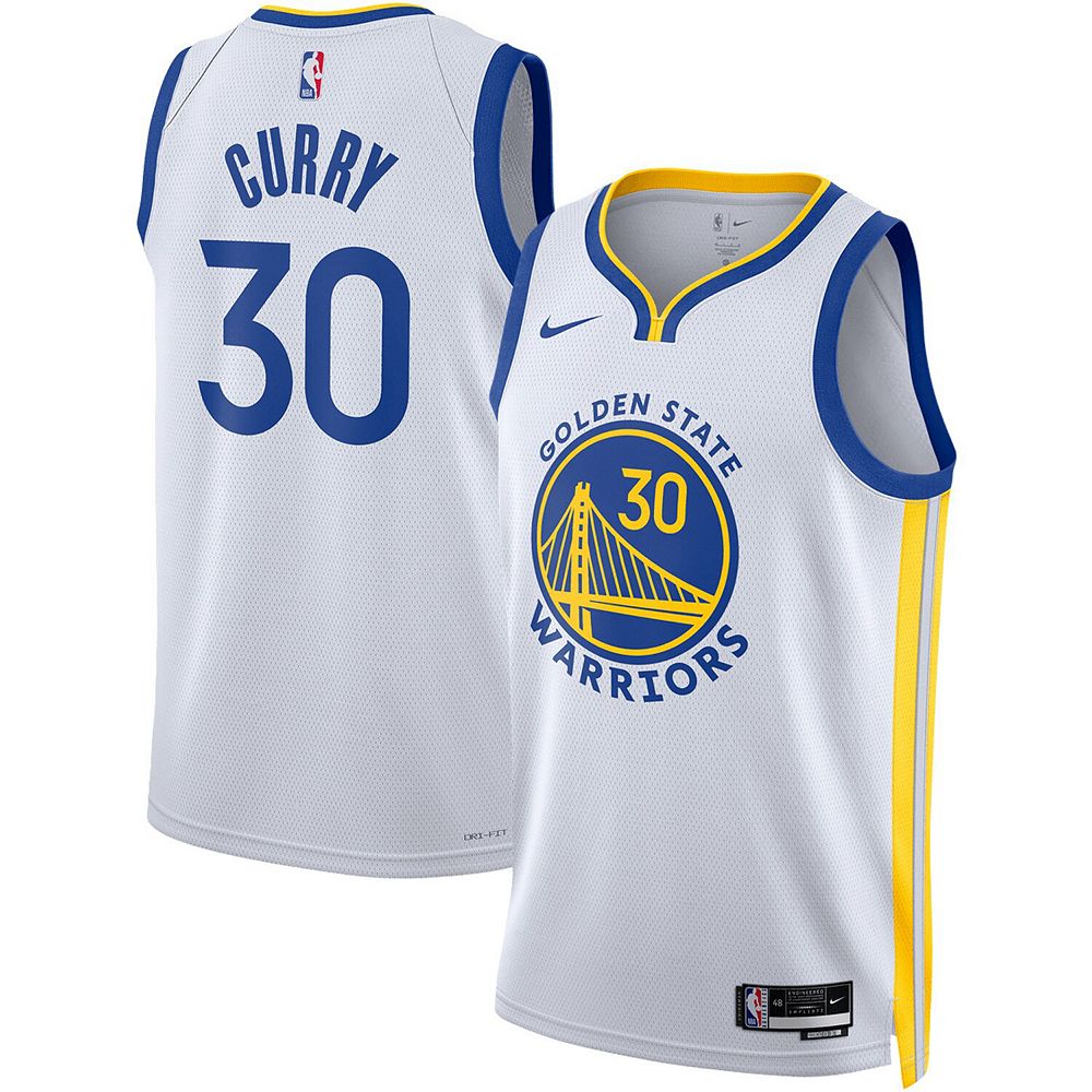 Unisex Nike Stephen Curry White Golden State Warriors Swingman