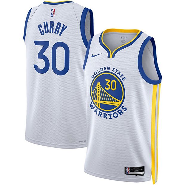 Unisex Nike Stephen Curry White Golden State Warriors Swingman Jersey Association Edition