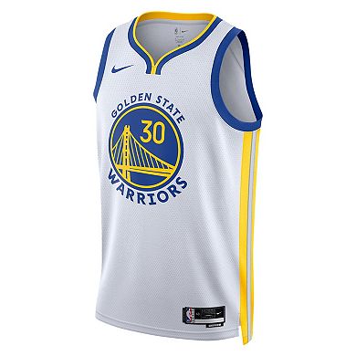 Unisex Nike Stephen Curry White Golden State Warriors Swingman Jersey - Association Edition