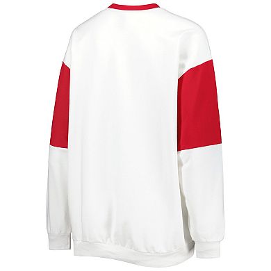 Women's Gameday Couture White Oklahoma Sooners It's A Vibe Dolman Pullover Sweatshirt