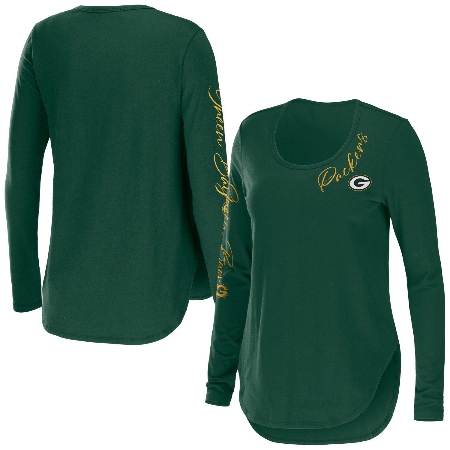 Green Bay Packers WEAR By Erin Andrews Women's Sweatshirt - Heathered Gray