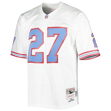 Men's Mitchell & Ness Eddie George White Houston Oilers Legacy Replica Jersey