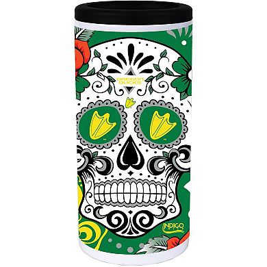 Oregon Ducks Dia Stainless Steel 12oz. Slim Can Cooler