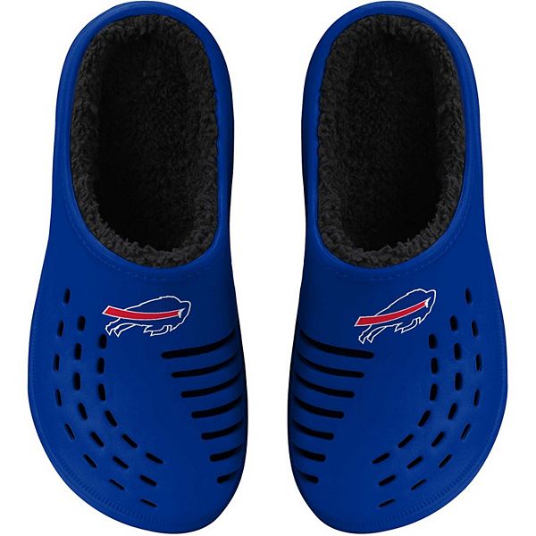 Buffalo Bills Womens Plaid Sherpa Mule Slipper FOCO