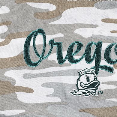 Women's Pressbox Camo Oregon Ducks San Pablo Pullover Hoodie