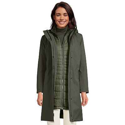 Petite Lands End Insulated 3 in 1 Primaloft Parka Jacket