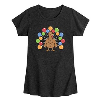 Girls 7-16 Lollipop Turkey Tee