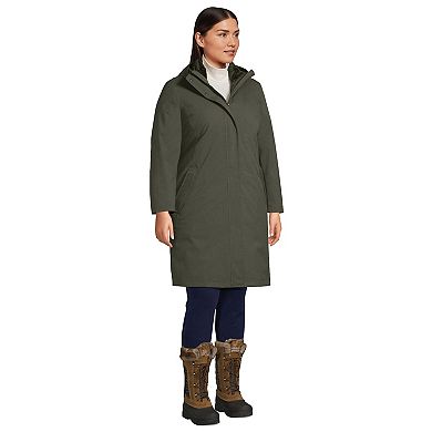 Plus Size Lands' End Insulated 3-in-1 Primaloft Parka