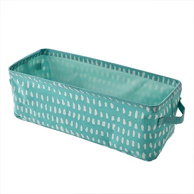 SKL Home Subtle Stripe Bath Rug & Dotty Waves Storage Bin 2-piece Set