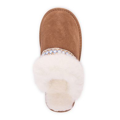 MUK LUKS® Dawn Suede Women's Scuff Slippers