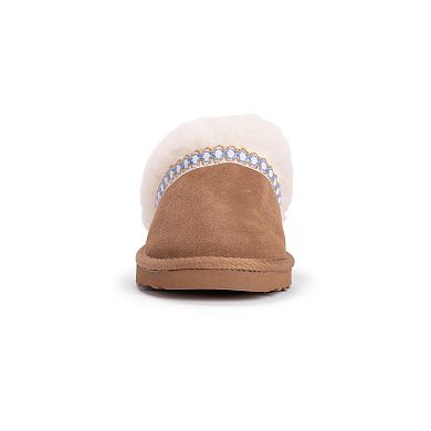 MUK LUKS® Dawn Suede Women's Scuff Slippers