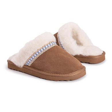 MUK LUKS® Dawn Suede Women's Scuff Slippers