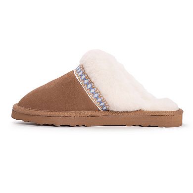 MUK LUKS® Dawn Suede Women's Scuff Slippers