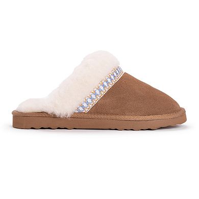 MUK LUKS® Dawn Suede Women's Scuff Slippers