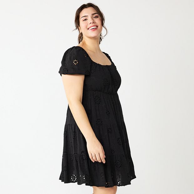 Junior plus outlet size black dresses