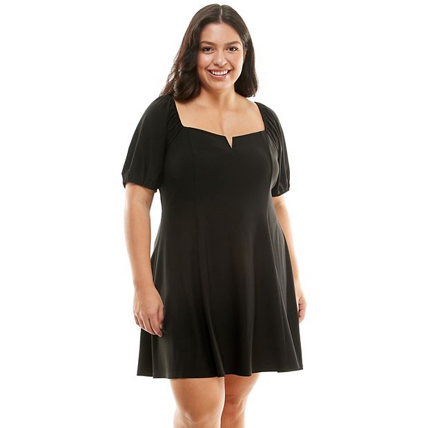 Junior plus size black dresses hotsell