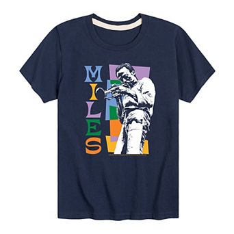 Boys 8-20 Miles Davis Colorblock Tee