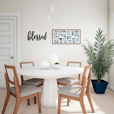 Lavish Home Metal Cutout "Blessed" Wall Decor