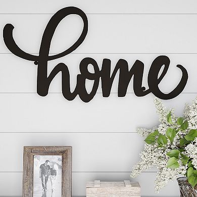 Lavish Home Metal Cutout "Home" Wall Decor