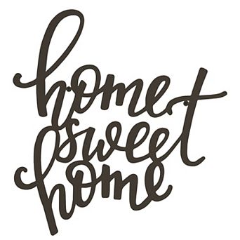 Lavish Home Metal Cutout "Home Sweet Home" Wall Decor