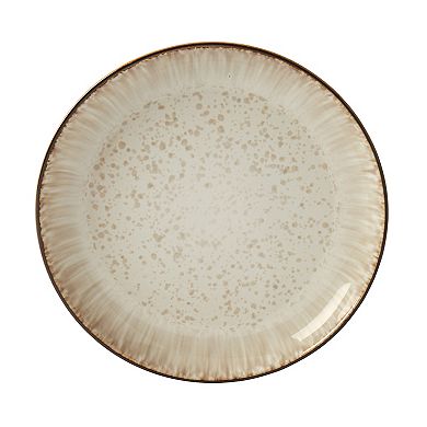 Tabletops Gallery Jura Caramel Reactive Glaze Stoneware 16-pc. Dinnerware Set