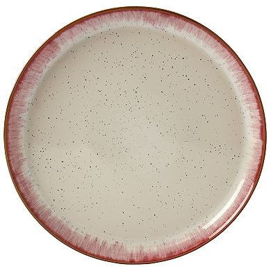Tabletops Gallery Hanover Berry Reactive Glaze Stoneware 12-pc. Dinnerware Set