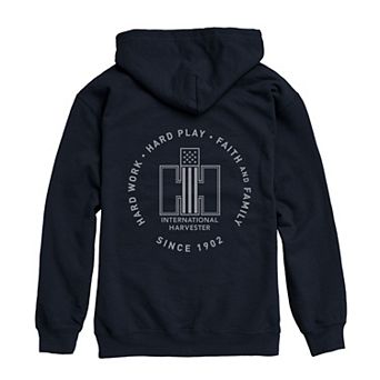 Men's Case IH Patriotic Logo Full Zip Hoodie