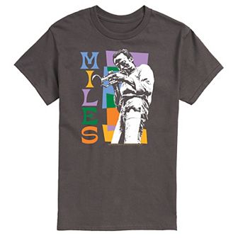Men's Miles Davis Color Block Tee